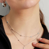 Moon & Star Ketting Zilver