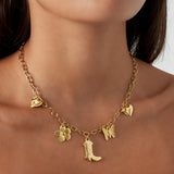 Charm Adventure Necklace Gold