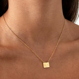 Secret Note Necklace Gold