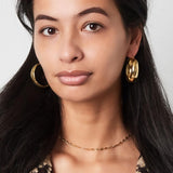 Basic Round Chic Earrings Gold