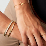 Cross Gold Bracelet