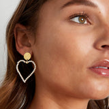 Heart of Pearls Earrings Gold