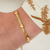 Triple the Love Armband Zilver