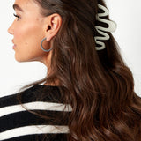 Hair Clip Matte Aesthetic Curl Black