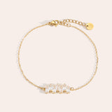 Up and Down Diamanten-Armband aus Gold