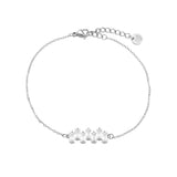 Up and Down Diamonds Armband Zilver