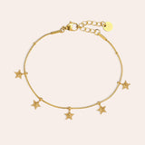 Tiny Stars Armband Goud