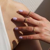 Three Round Diamonds Ring Gold