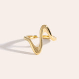 Heartbeat Ring Goudkleurig