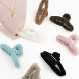 Hair clip Teddy Black