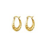 Baguette Earrings Gold