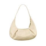 Tasche mit Falten Beige