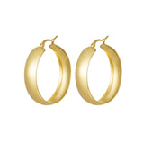 Basic Round Chic Earrings Gold