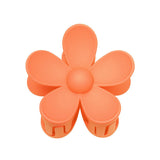 Hair clip Flower Orange