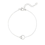 Chain Connected Bracelet Silver