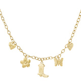 Charm Adventure Necklace Gold