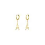 Eiffel Earrings Gold