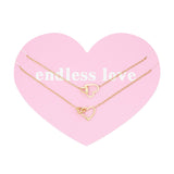 Eternal Love Necklace Duo Gold