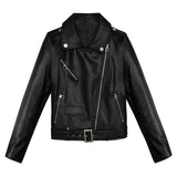 Faux Leather Jacket Black