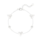 Gleaming Love Armband Zilverkleurig