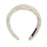 Headband Beige Gold Pattern