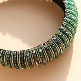 Headband Shiny Deep Green