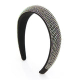 Haarband Shiny Holographic Black Silver