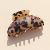 Hair clip Basic Oval Tortoise