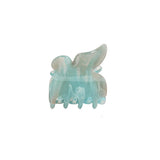 🎁 Haarklem Butterfly Shaped White & Mint Marble (100% off)