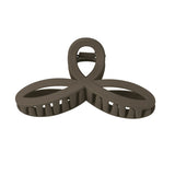 Hair Clip Cute Matte Dark Brown