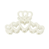 Hair clip Full of Hearts Off-white