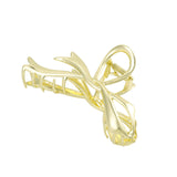 Hair clip Golden Bow