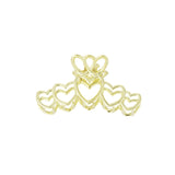 Hair Clip Love All Over Gold