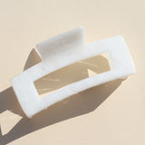 Hair clip Luxury Marble Snow White