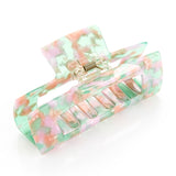 Hair clip Luxury Marble Spring Green