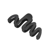 Hair Clip Matte Aesthetic Curl Black