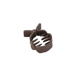 Hair clip Matte Basic Brown