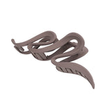 Hair Clip Matte Curl &amp; Swirl Brown