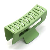 Hair Clip Matte Straight Mint Green