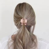 Hair Clip Straight Small Ombre Peachy