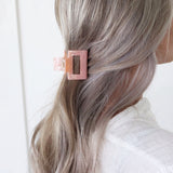 Hair Clip Straight Small Ombre Peachy