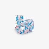 Hair Clip Round Multi Blue