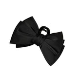 Hair clip Satin Bow Black