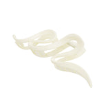 Haarklem Shiny Curl & Swirl Off-white