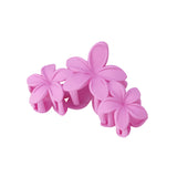 Hair clip Three Flowers Pink