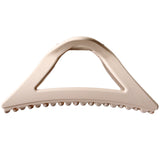 Hair Clip Triangle Matte Beige