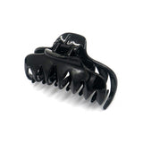 Hair clip Wide Glossy Black