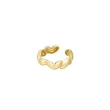 Ring mit Herzen aus Gold