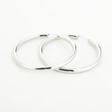 Luxury Hoops Oorbellen Zilver