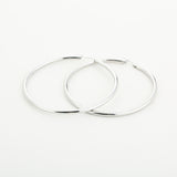 Luxury Shiny Hoops Oorbellen Zilver